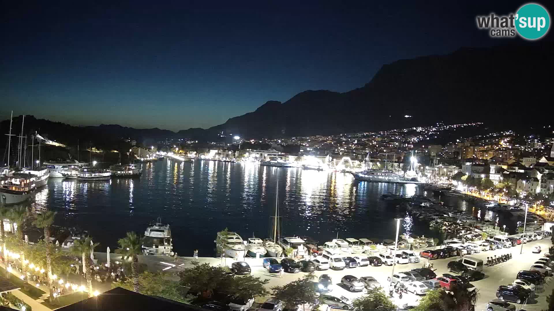 Webcam Makarska paseo junto al mar