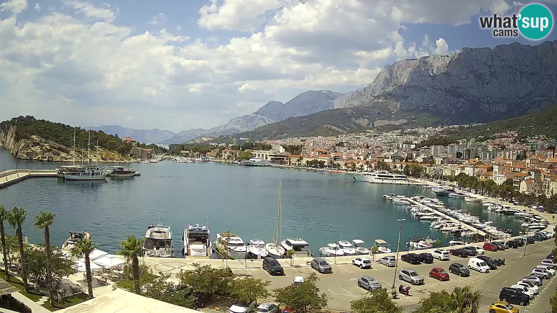 Webcam Makarska paseo junto al mar