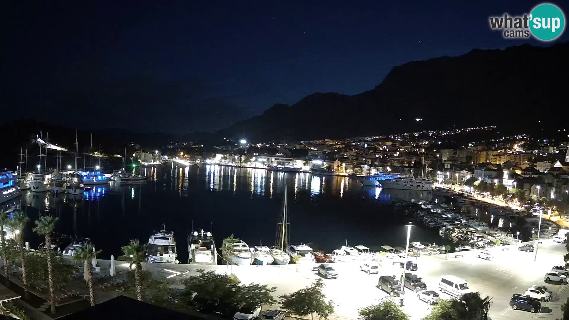 Webcam Makarska paseo junto al mar