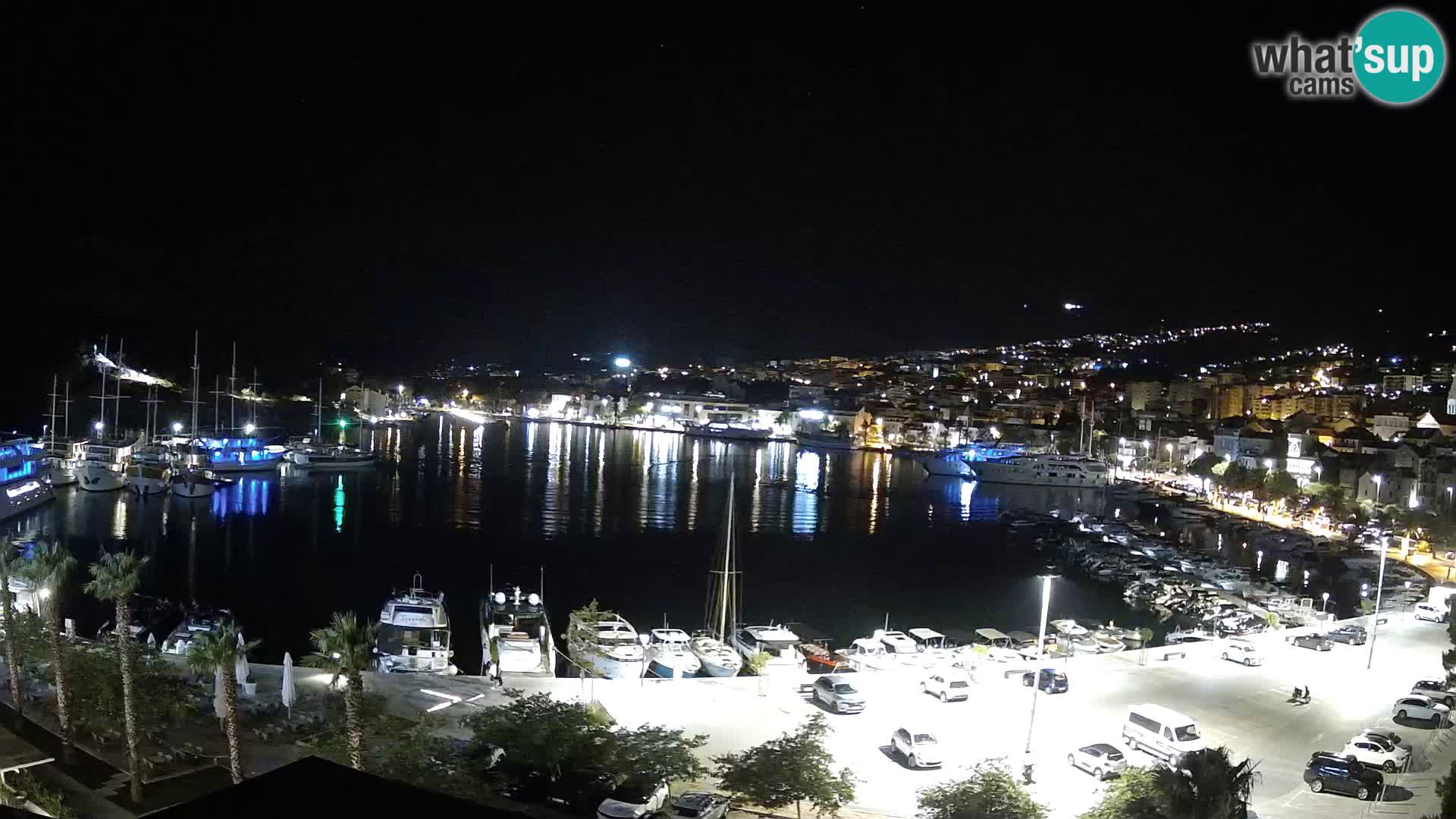 Webcam Makarska ‘s seaside promenade