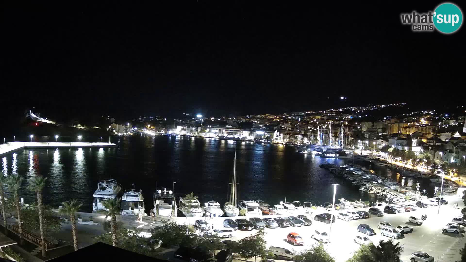 Webcam Makarska ‘s seaside promenade