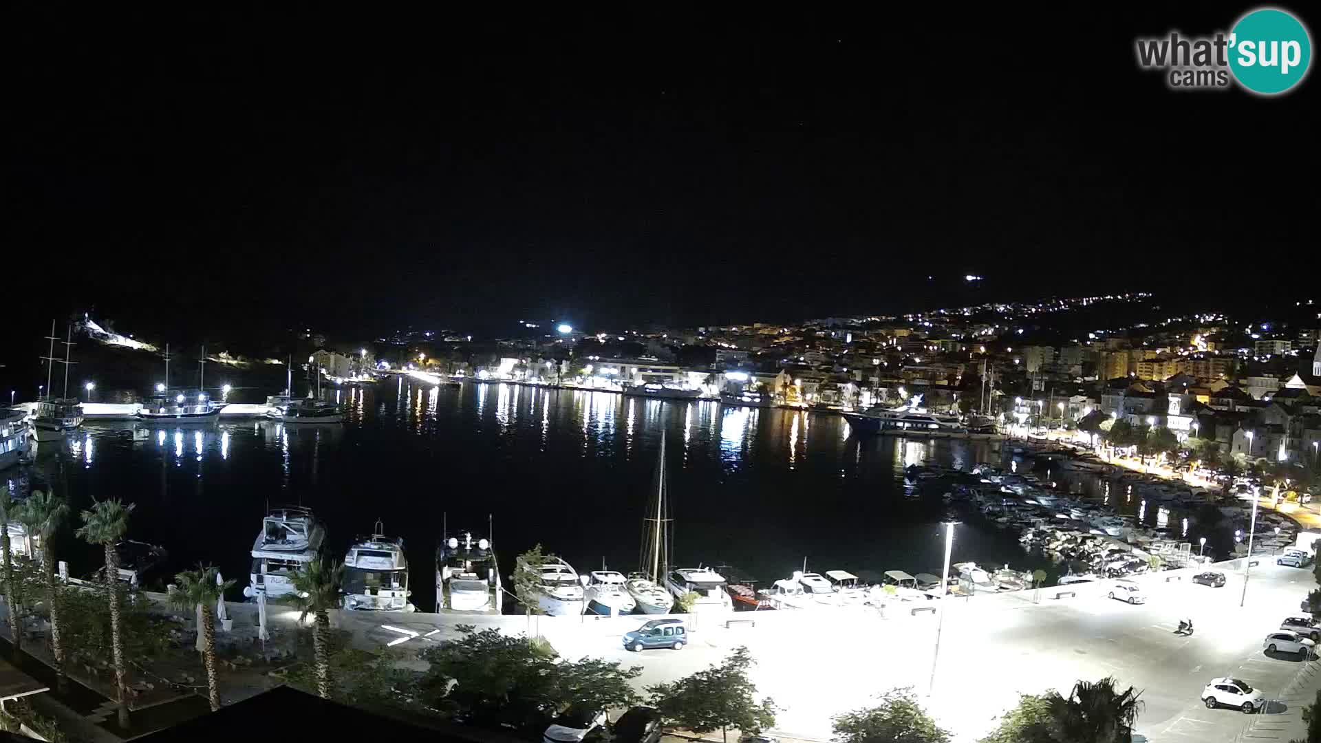 Webcam Makarska ‘s seaside promenade