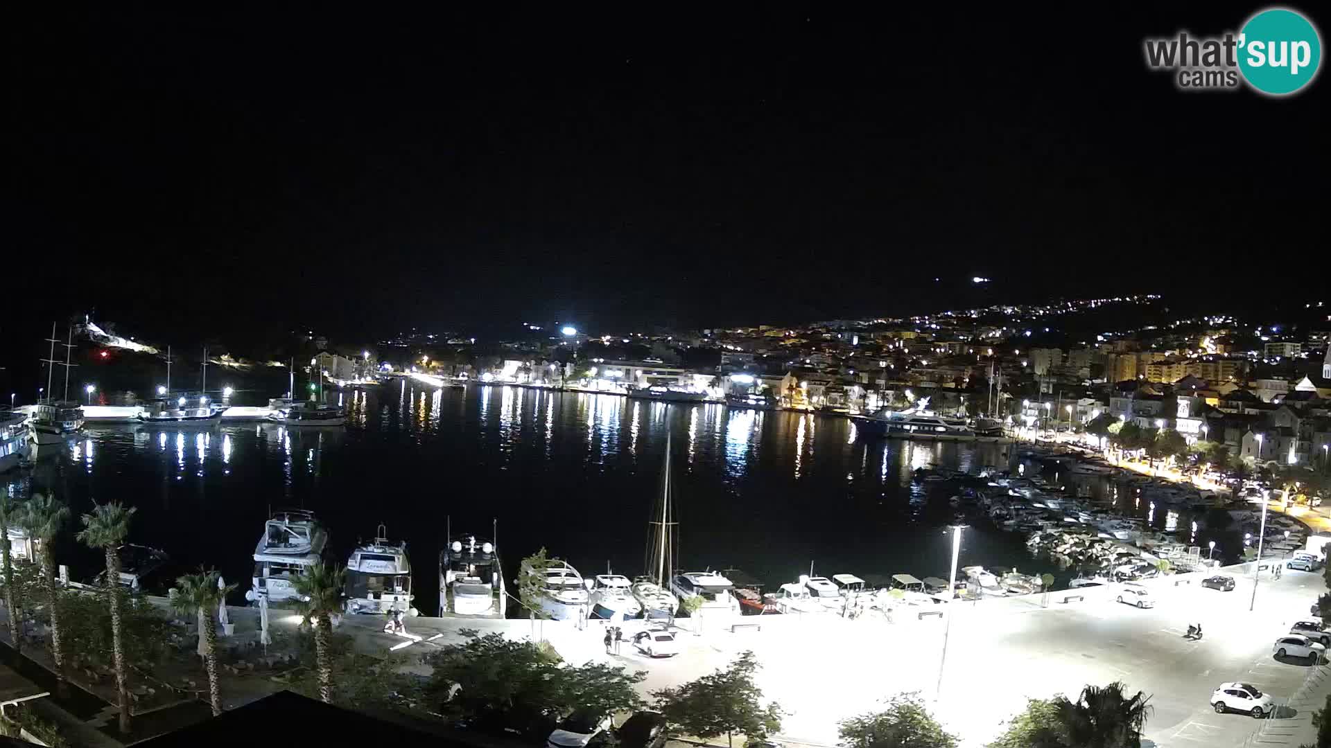 Webcam Makarska ‘s seaside promenade