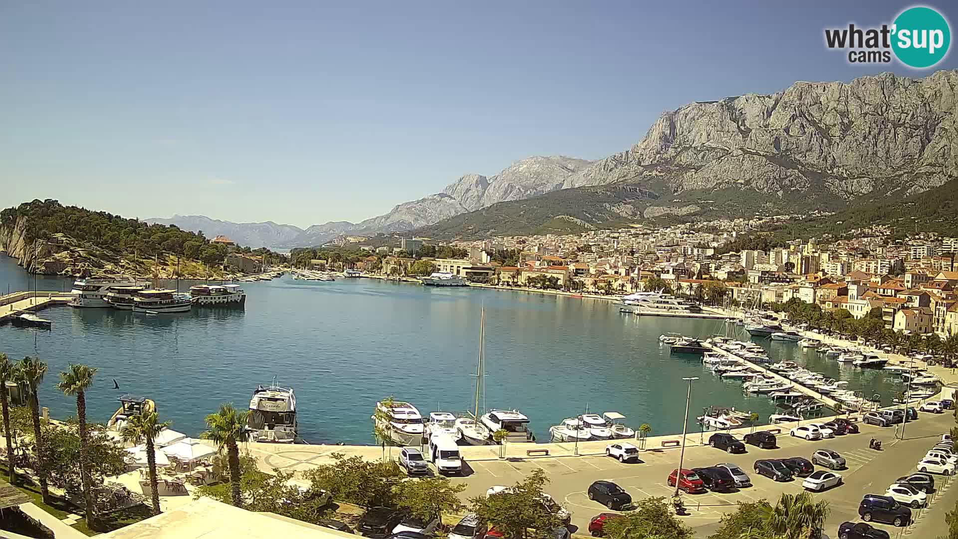 Webcam Makarska paseo junto al mar