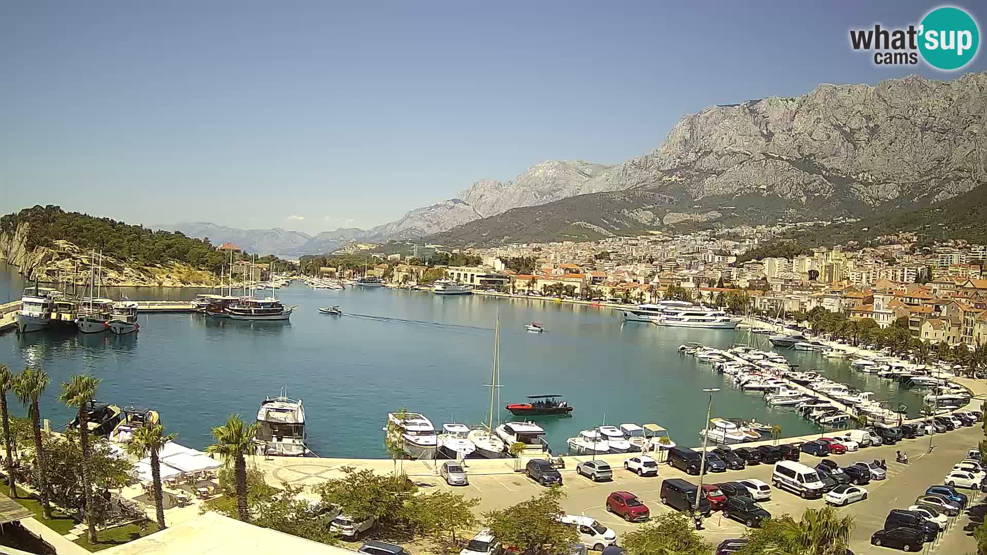 Webcam Makarska paseo junto al mar