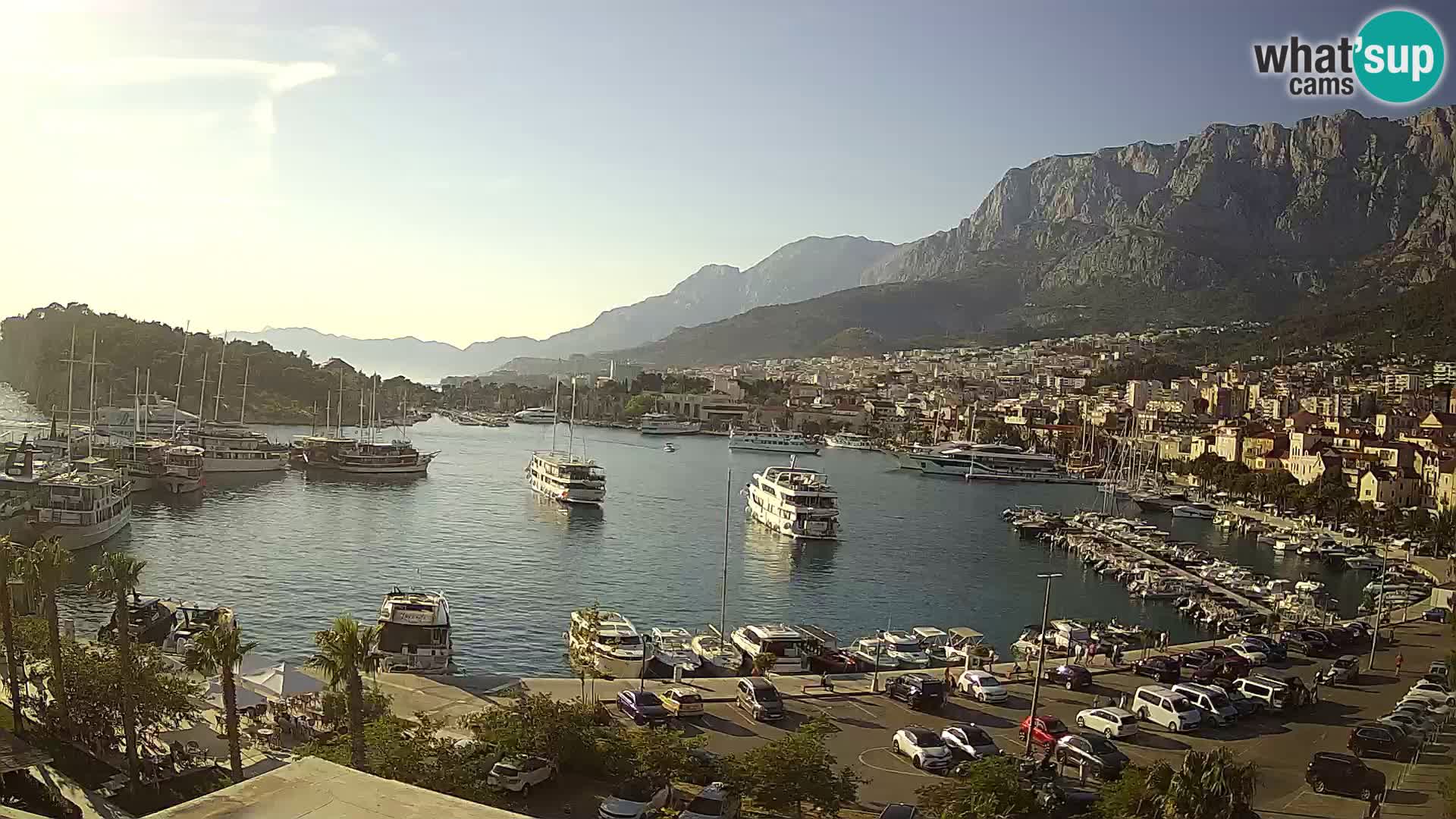 Webcam Makarska ‘s seaside promenade