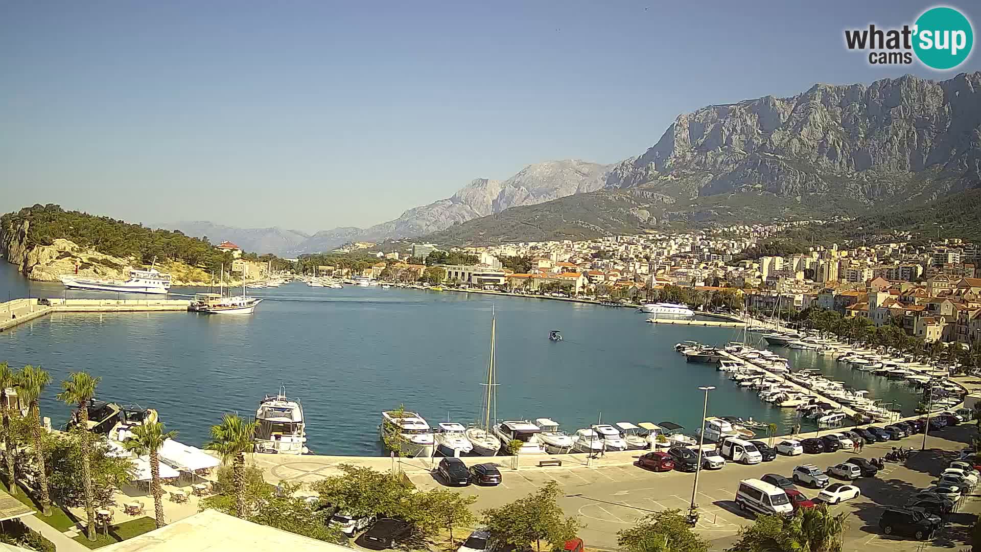 Webcam Makarska paseo junto al mar