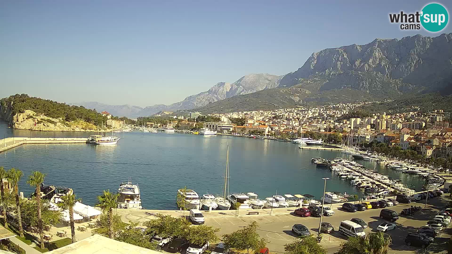 Webcam Makarska paseo junto al mar