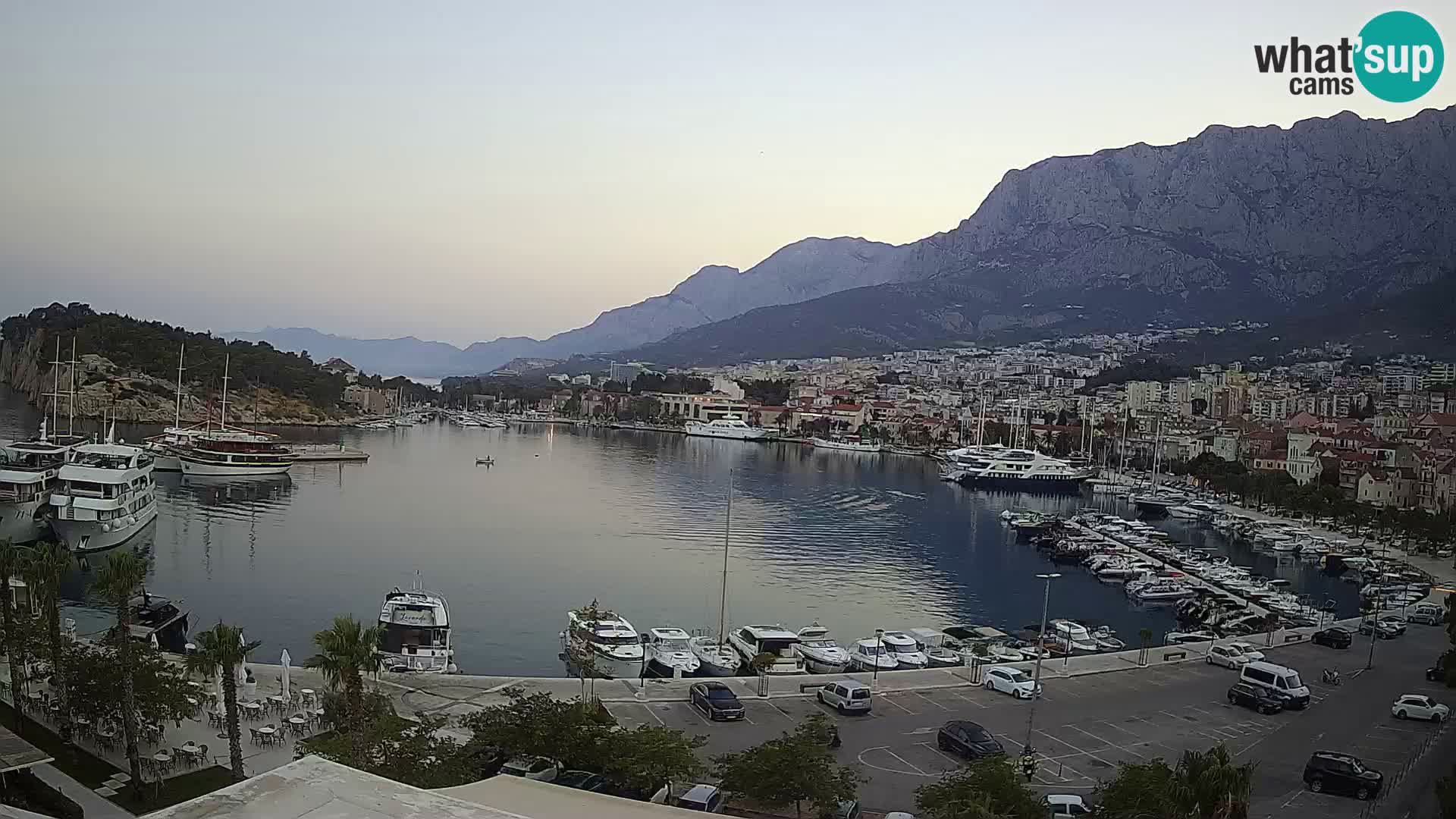Webcam Makarska paseo junto al mar