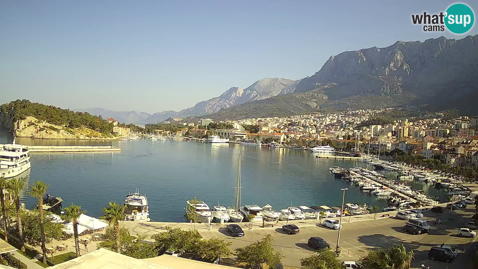 Webcam Makarska paseo junto al mar