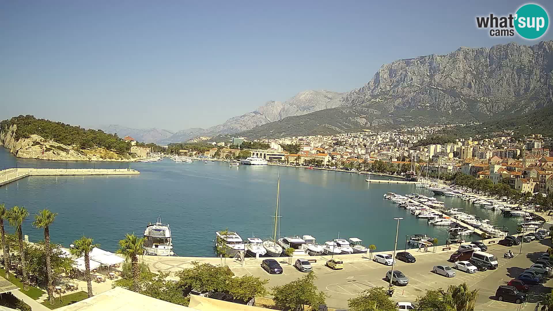 Webcam Makarska paseo junto al mar