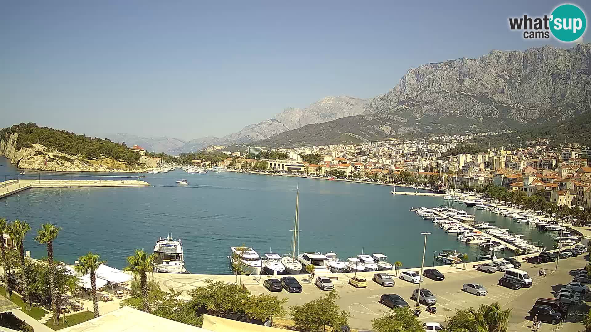 Webcam Makarska paseo junto al mar
