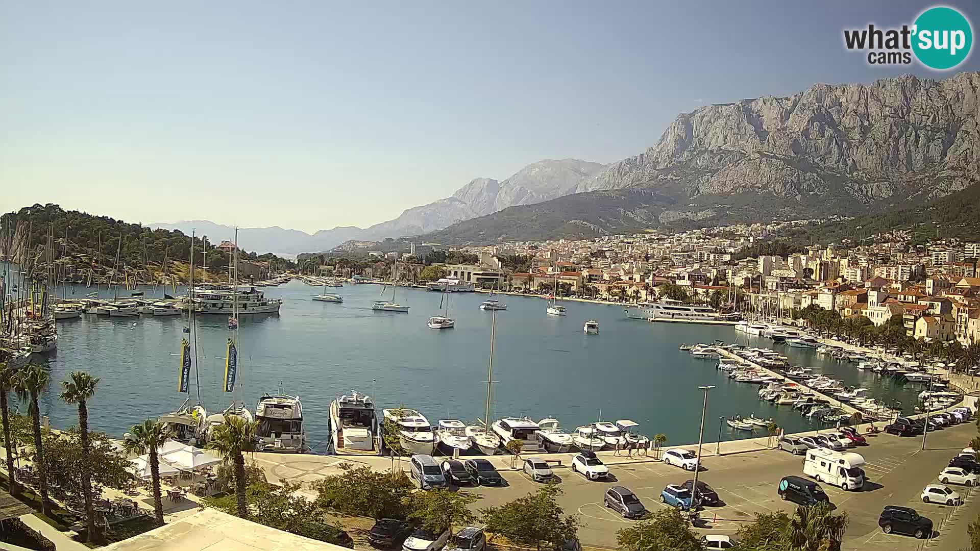 Webcam Makarska paseo junto al mar
