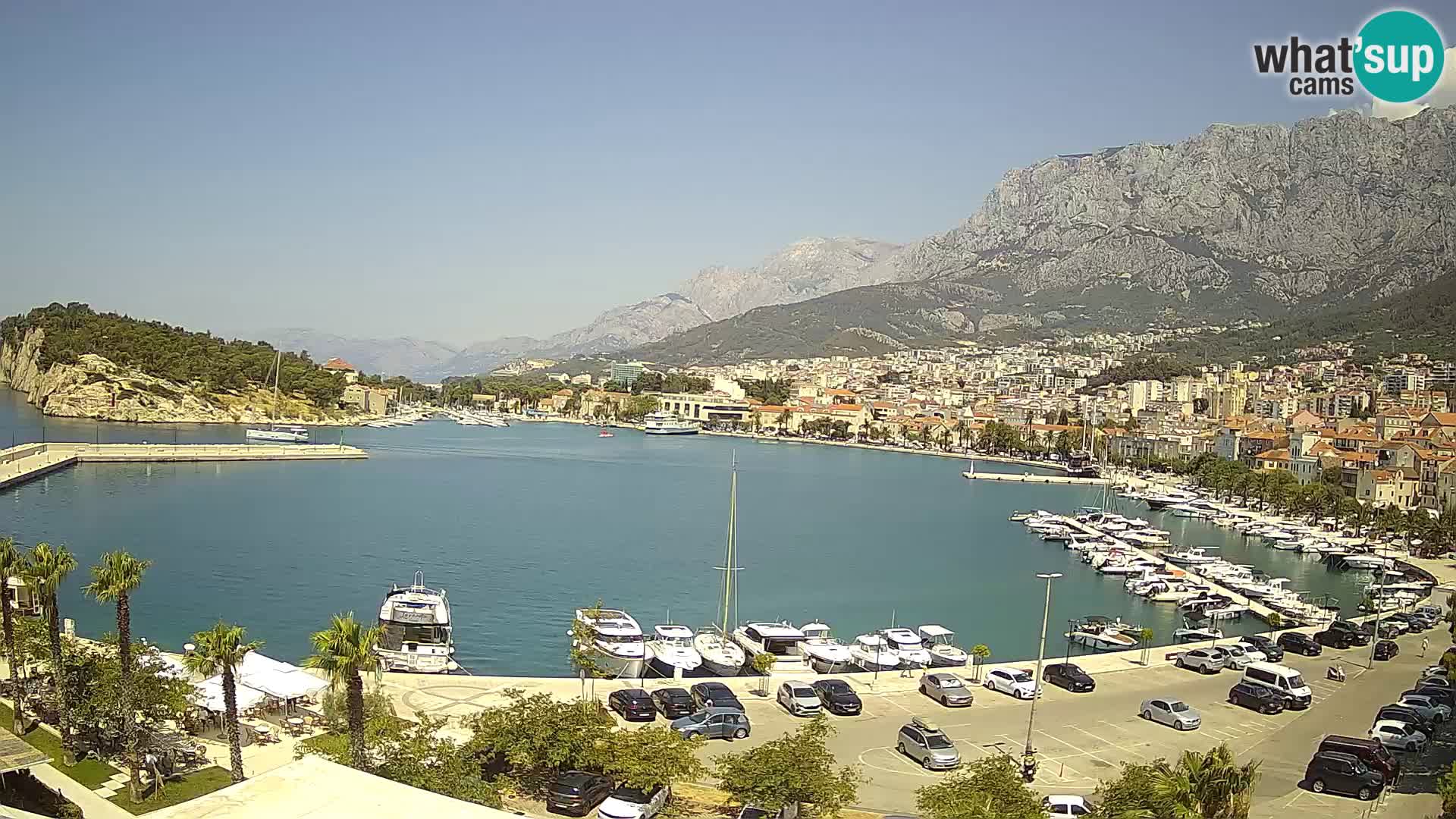Webcam Makarska paseo junto al mar