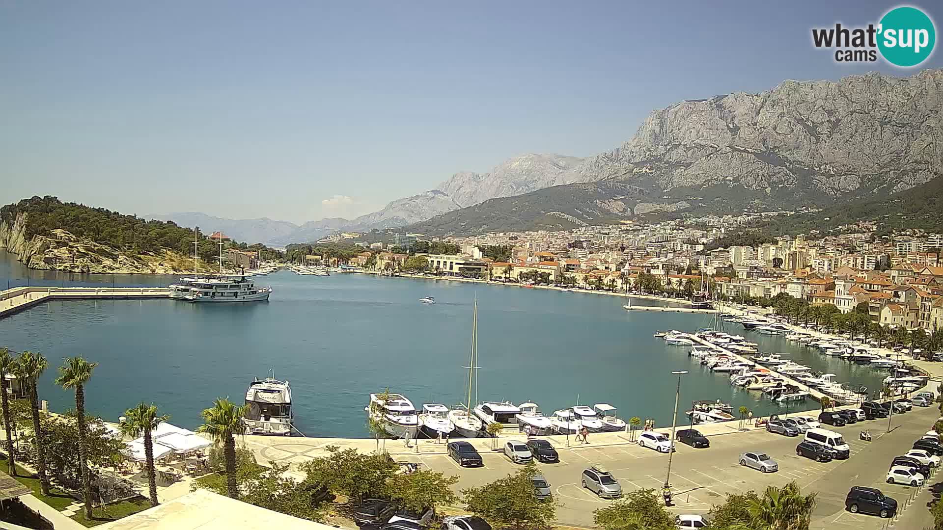 Webcam Makarska paseo junto al mar