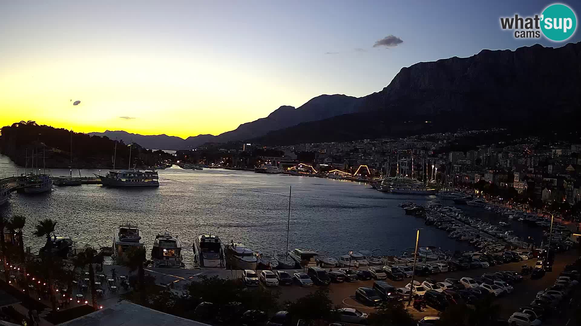 Webcam Makarska ‘s seaside promenade