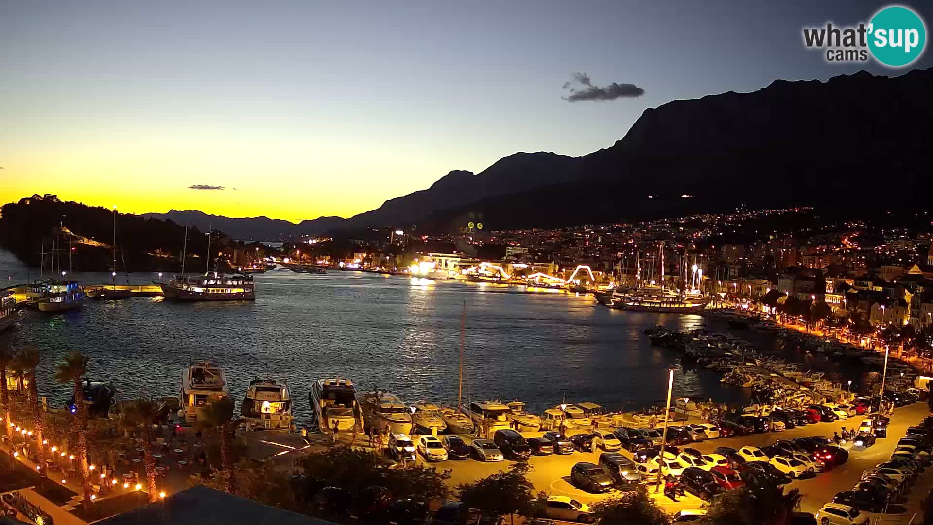 Webcam Makarska paseo junto al mar