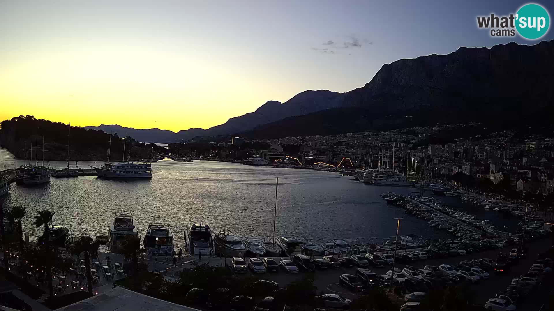 Webcam Makarska ‘s seaside promenade