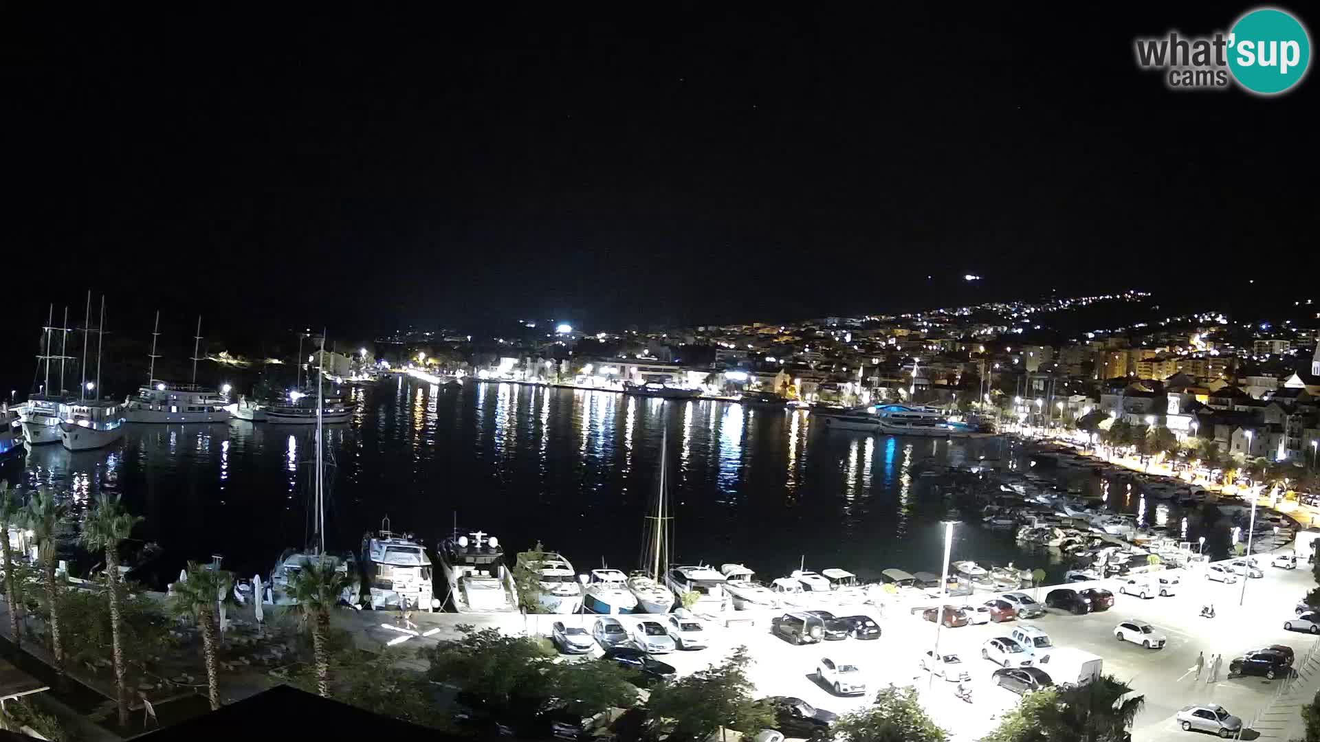 Webcam Makarska ‘s seaside promenade