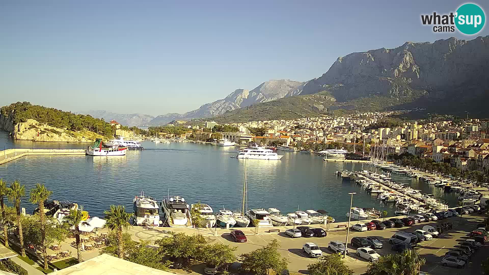 Webcam Makarska paseo junto al mar