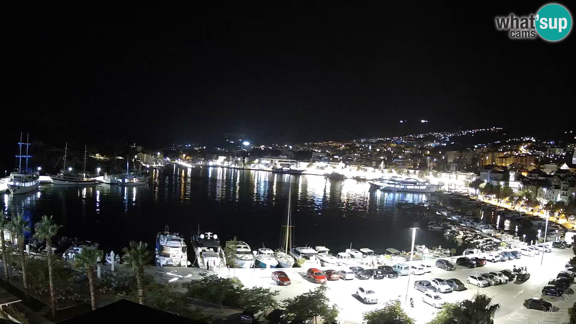 Webcam Makarska ‘s seaside promenade