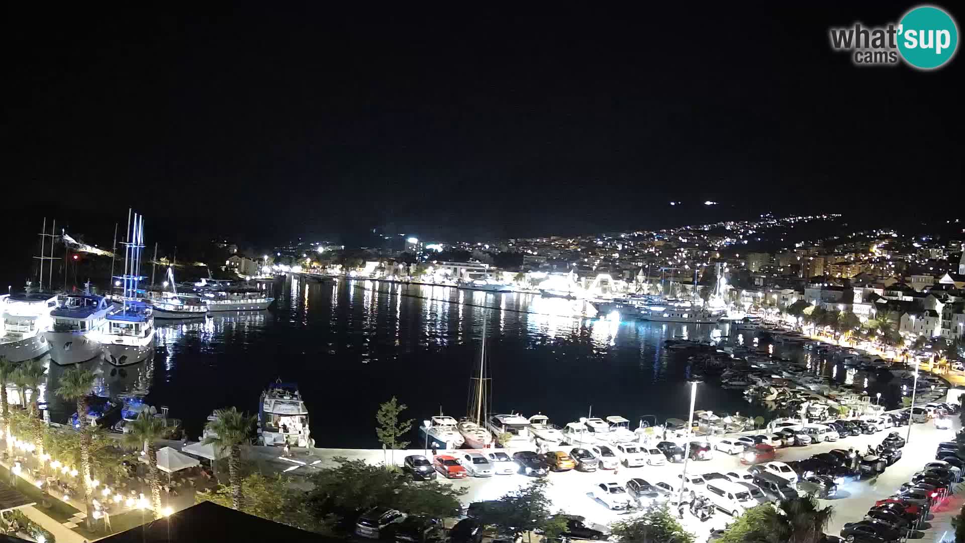 Webcam Makarska ‘s seaside promenade