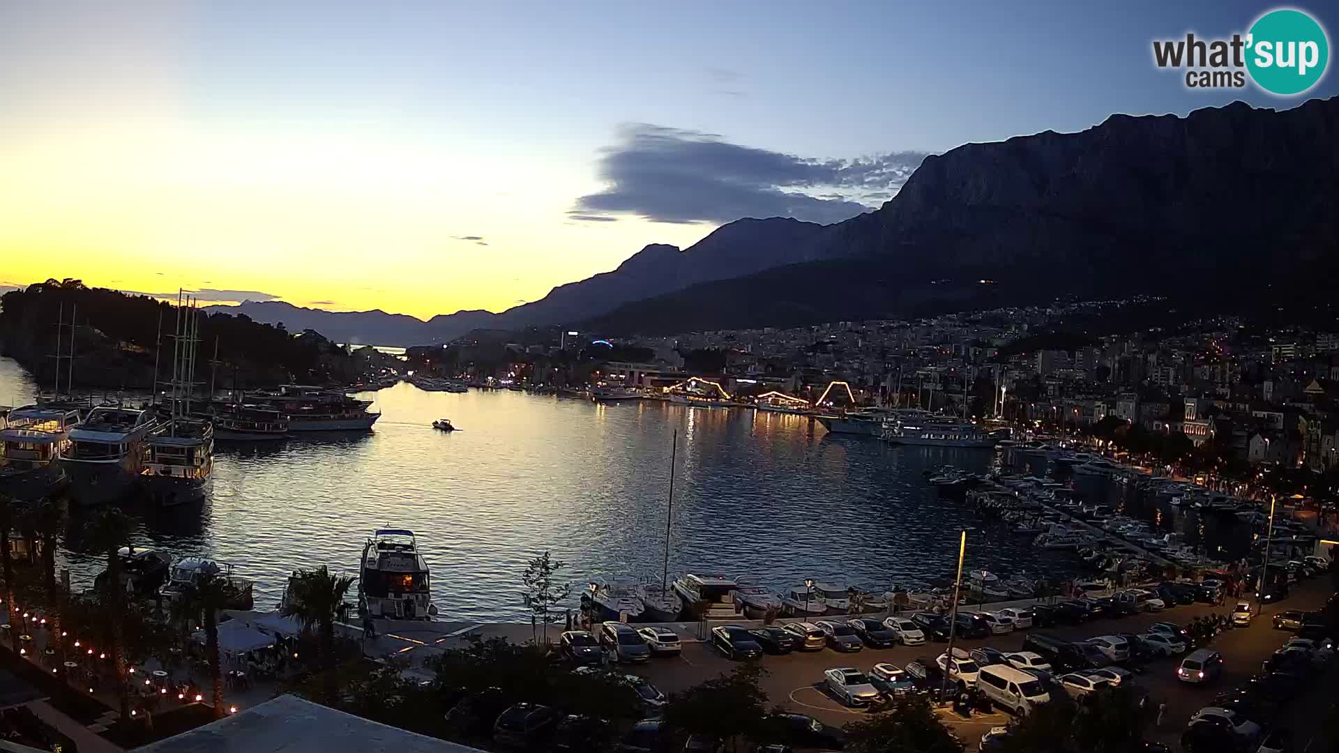 Webcam Makarska paseo junto al mar