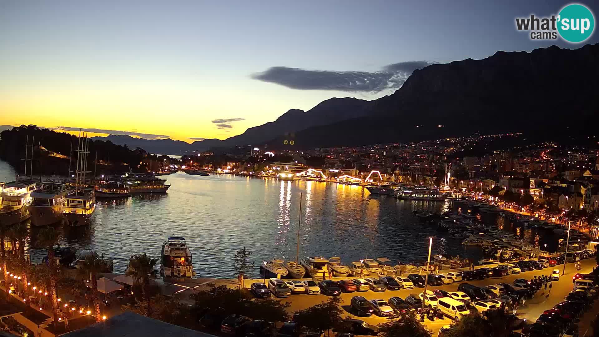 Webcam Makarska paseo junto al mar