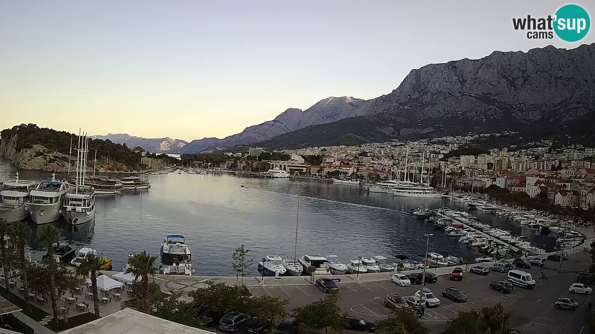 Webcam Makarska ‘s seaside promenade