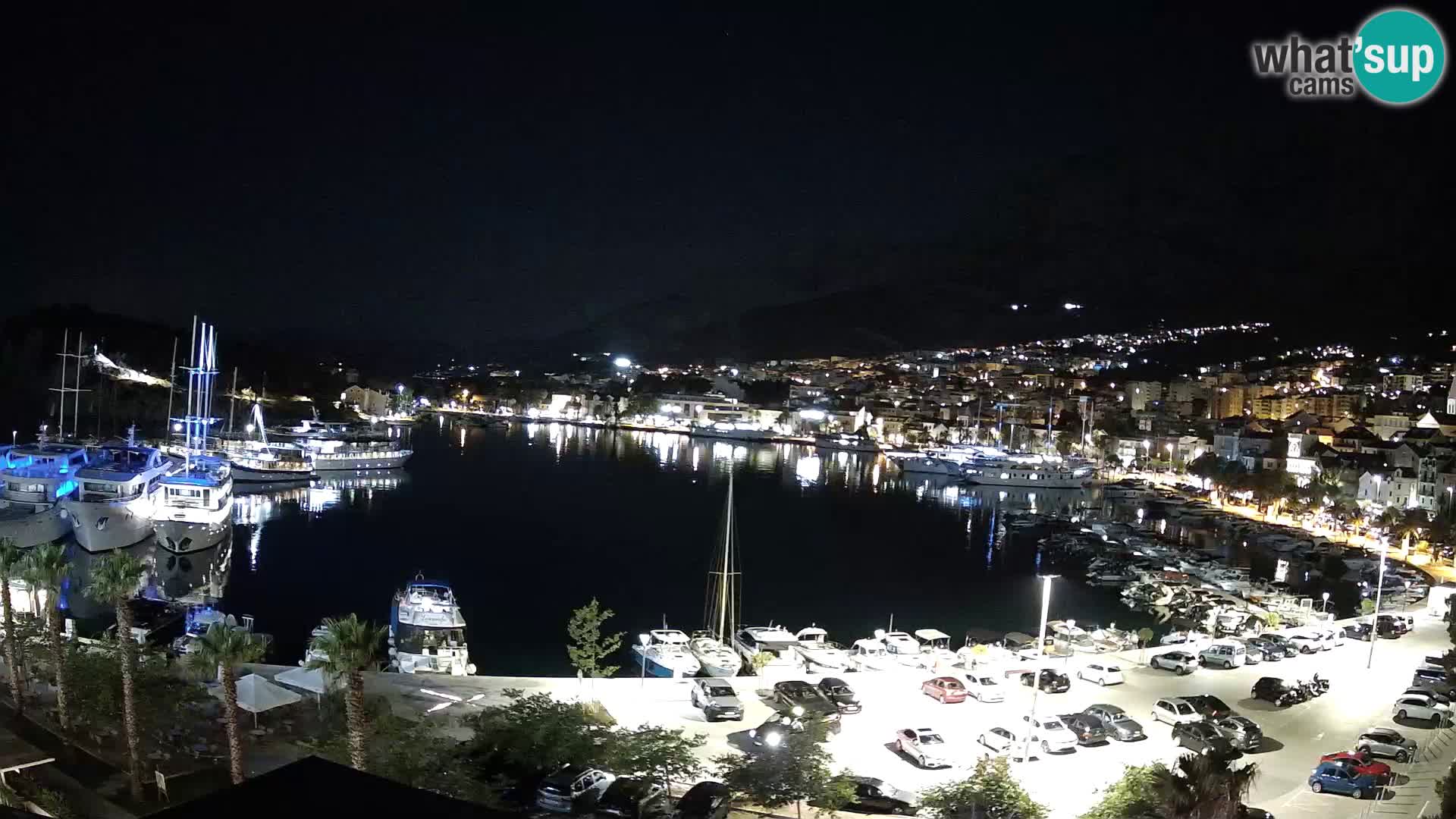Webcam Makarska ‘s seaside promenade