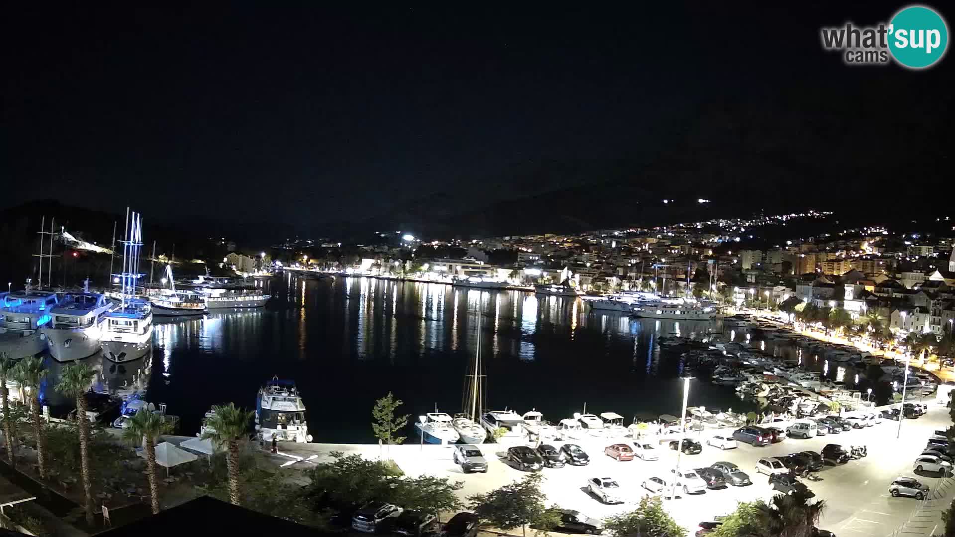 Webcam Makarska ‘s seaside promenade