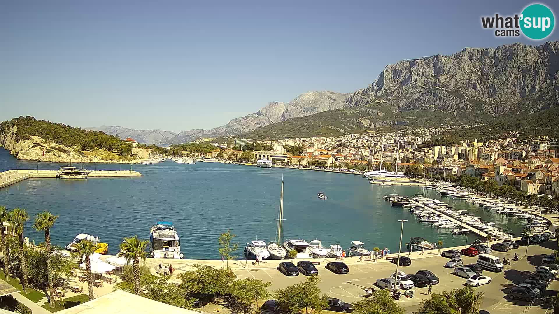 Webcam Makarska paseo junto al mar