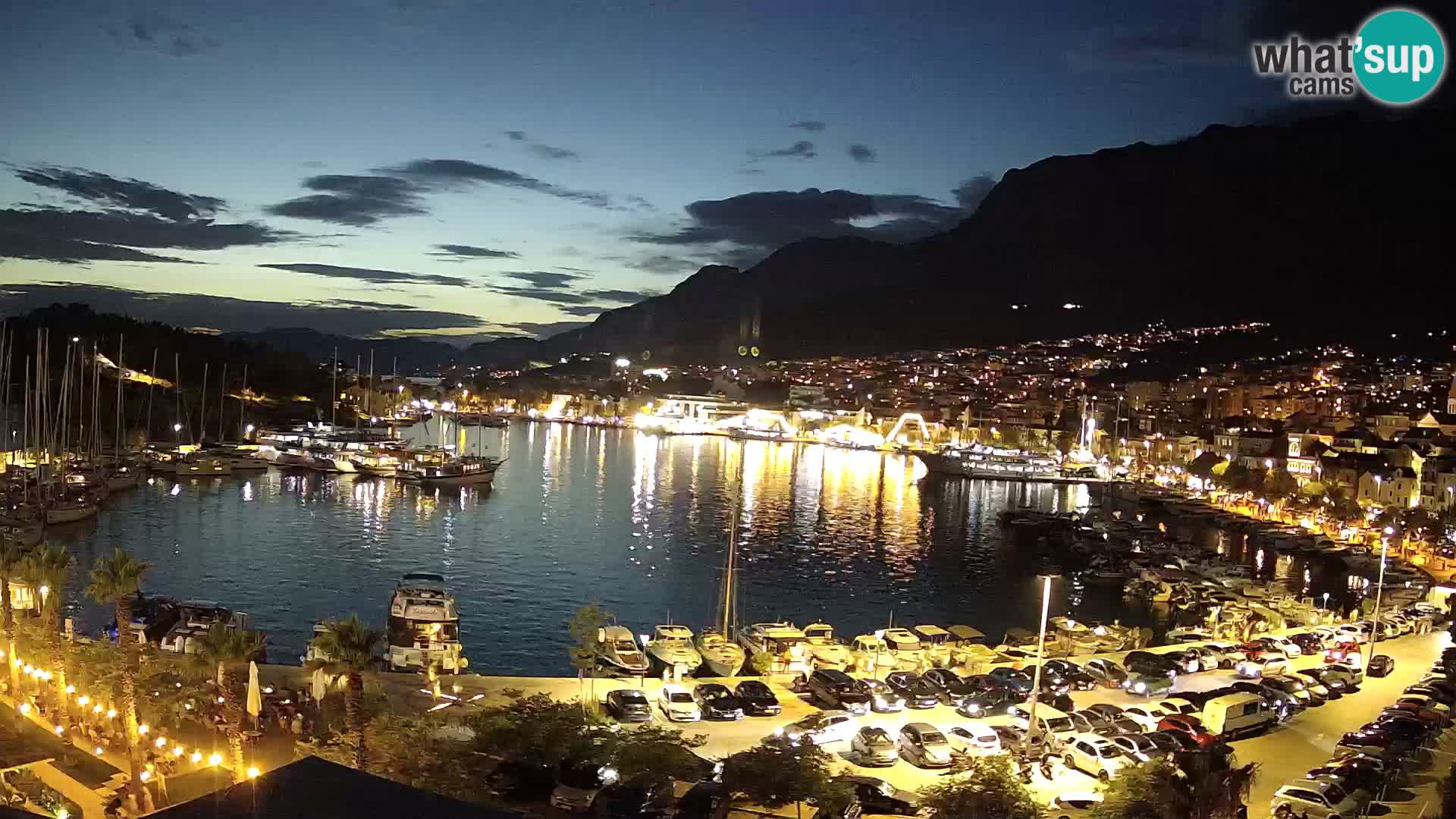 Webcam Makarska paseo junto al mar