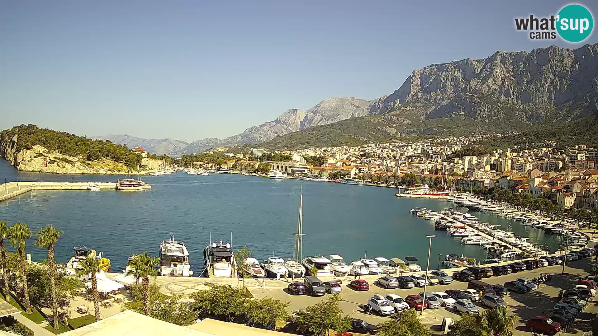 Webcam Makarska paseo junto al mar