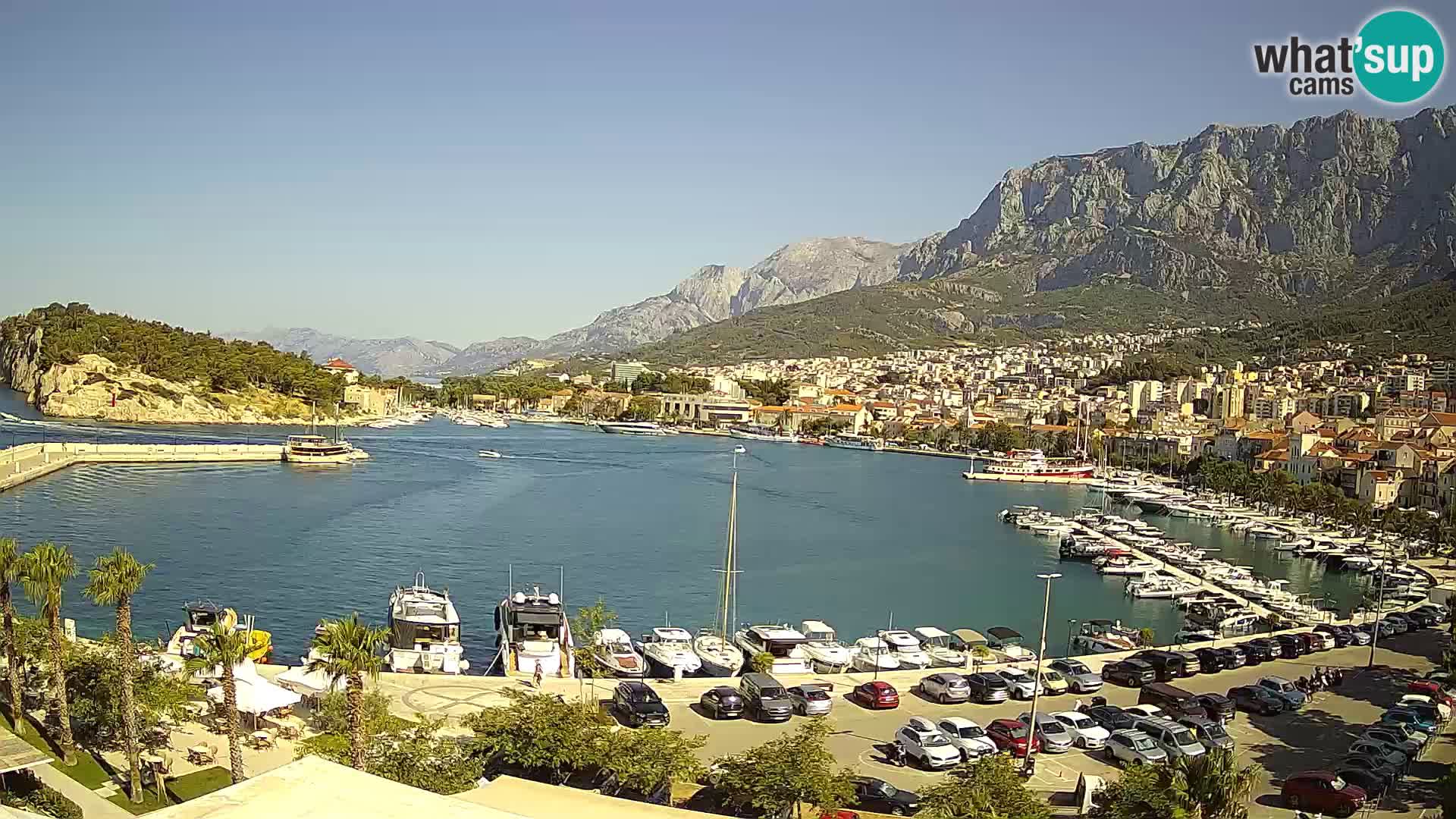 Webcam Makarska paseo junto al mar
