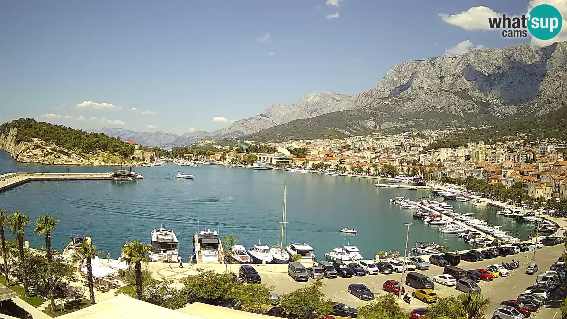 Webcam Makarska paseo junto al mar