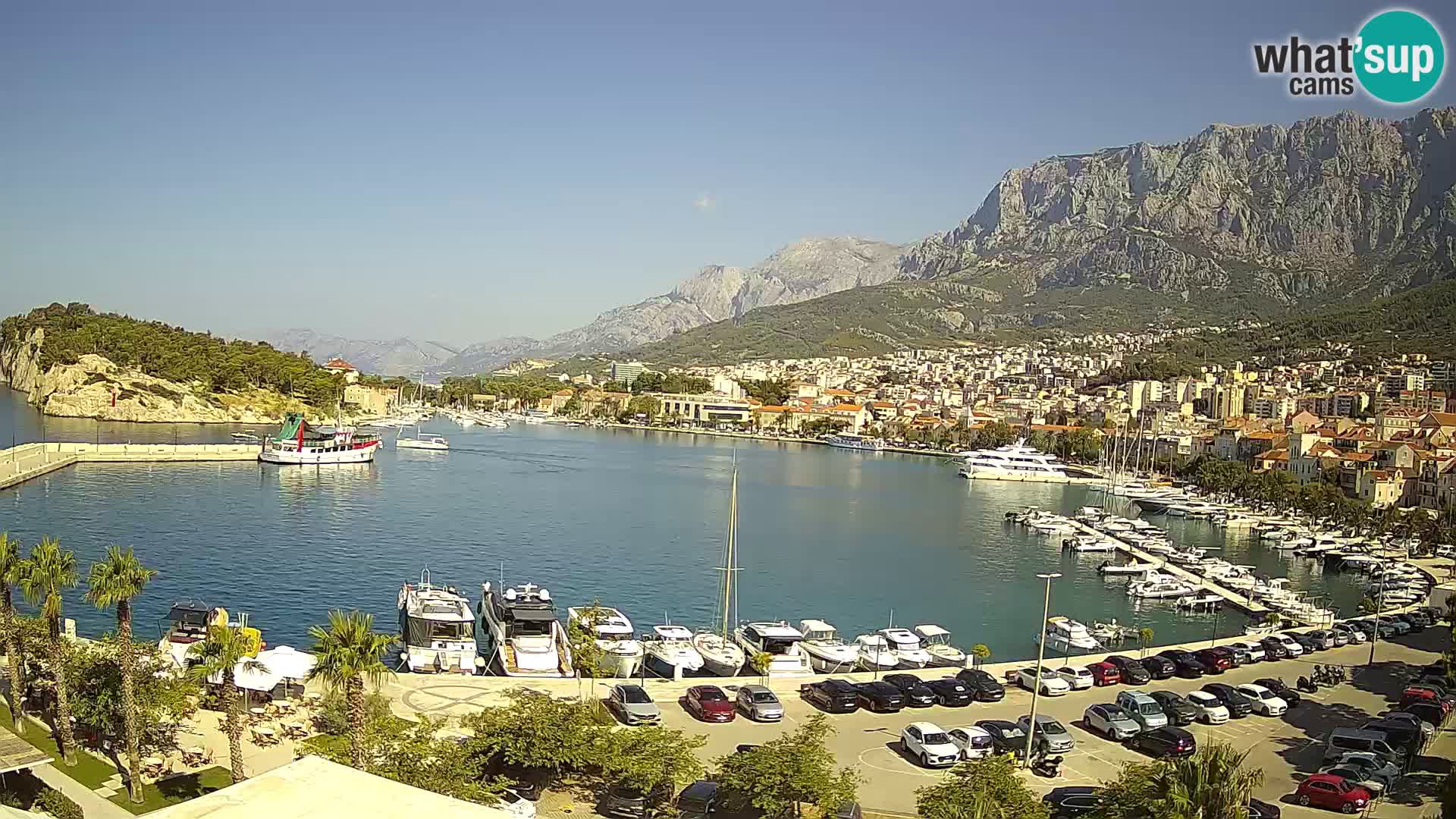 Webcam Makarska paseo junto al mar