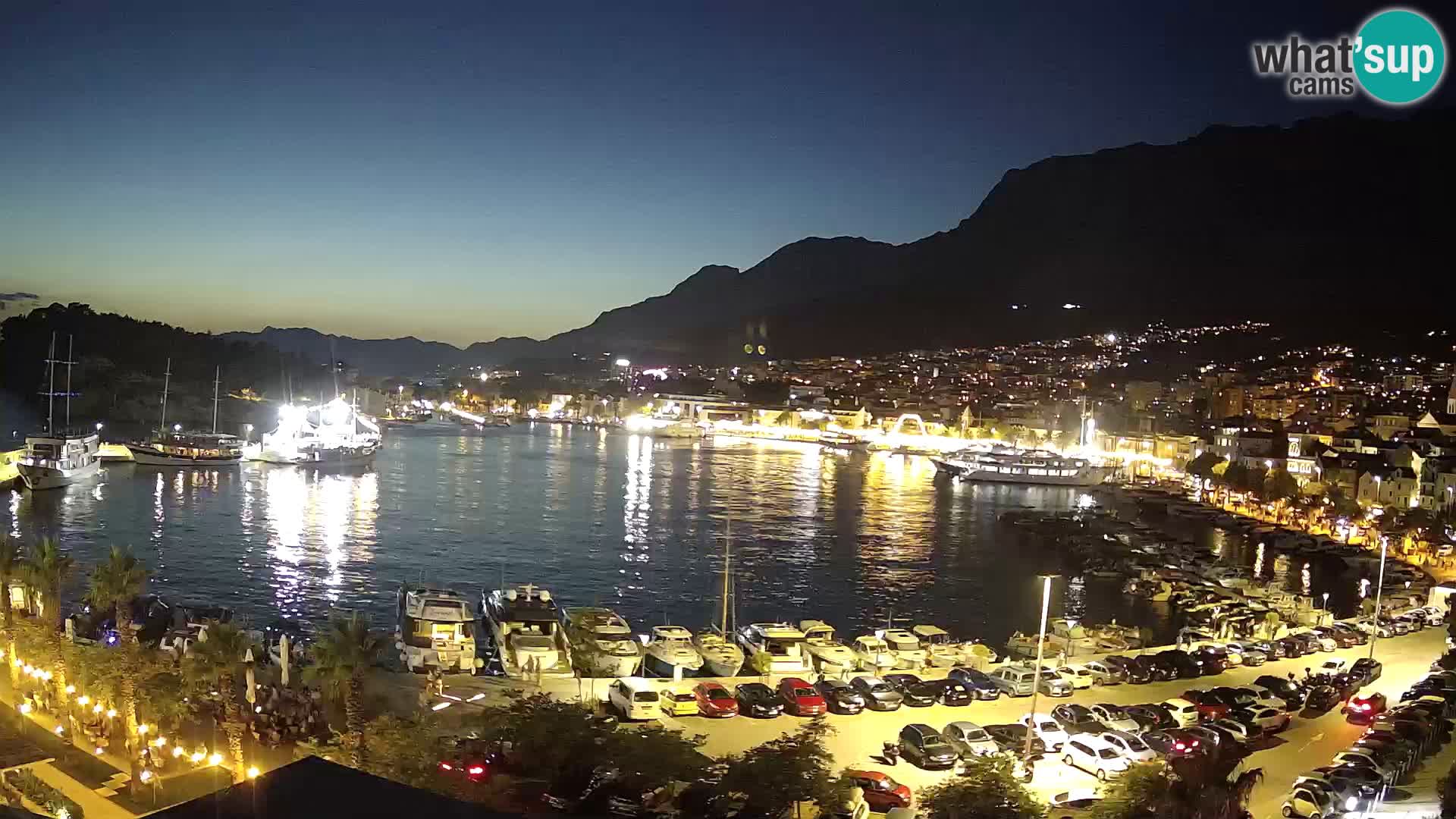 Webcam Makarska paseo junto al mar