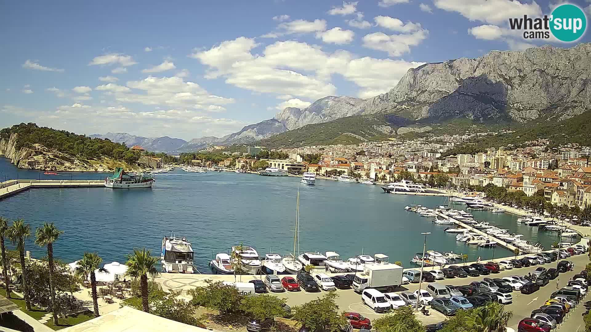 Webcam Makarska paseo junto al mar