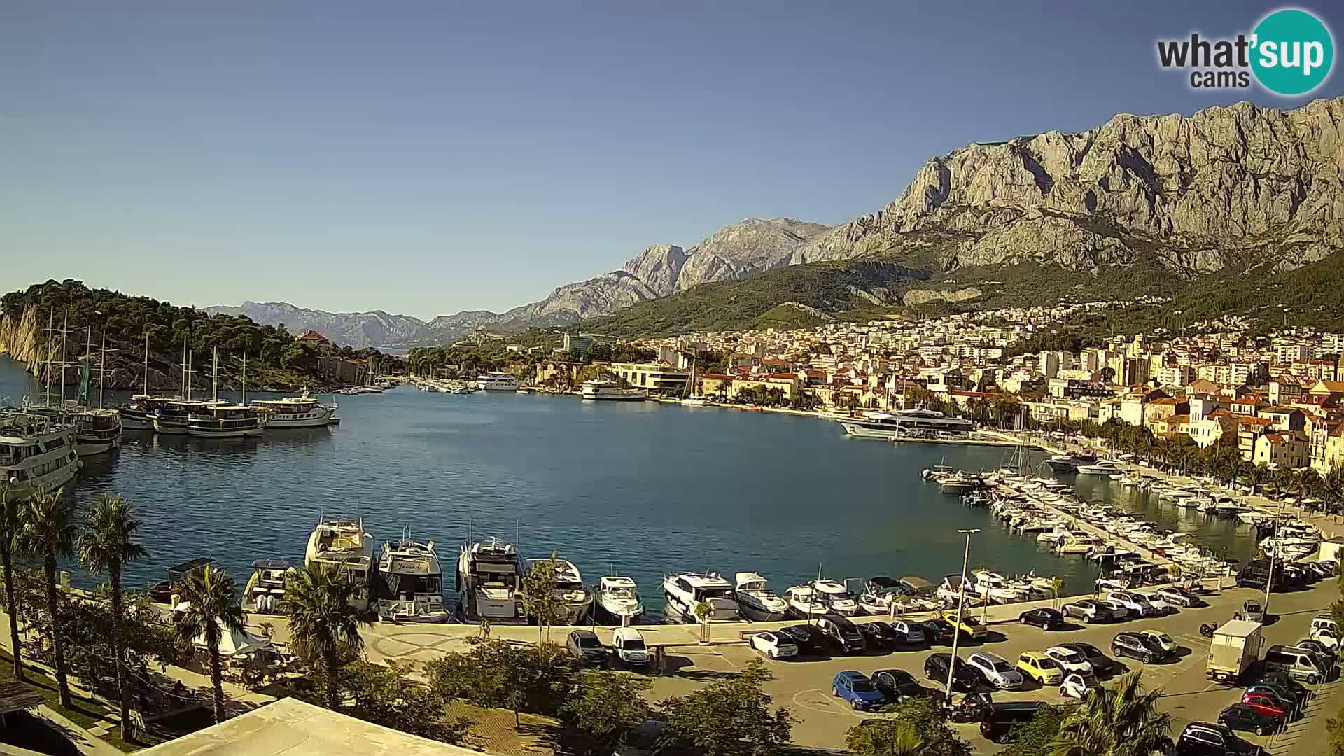 Webcam Makarska paseo junto al mar