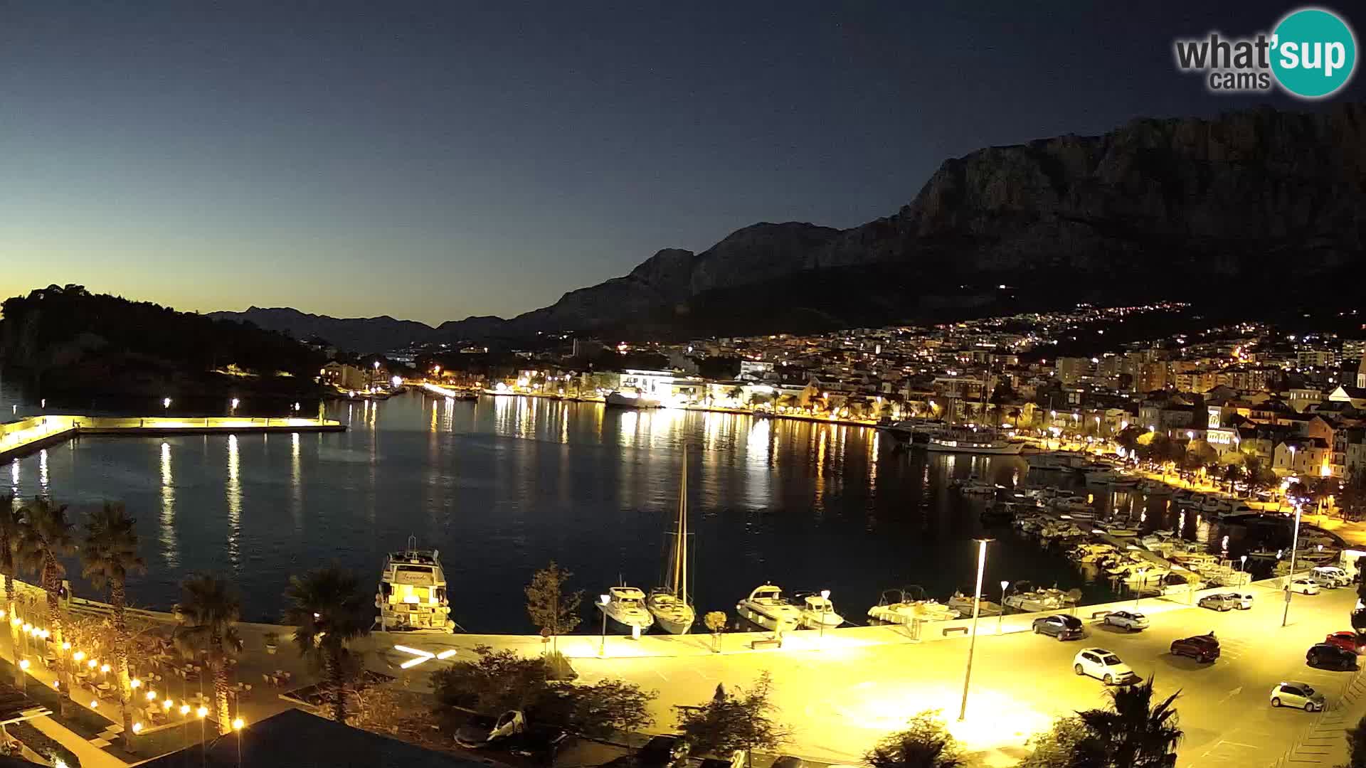 Webcam Makarska paseo junto al mar