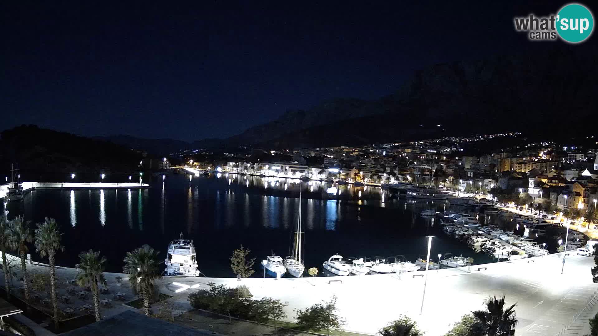 Webcam Makarska paseo junto al mar