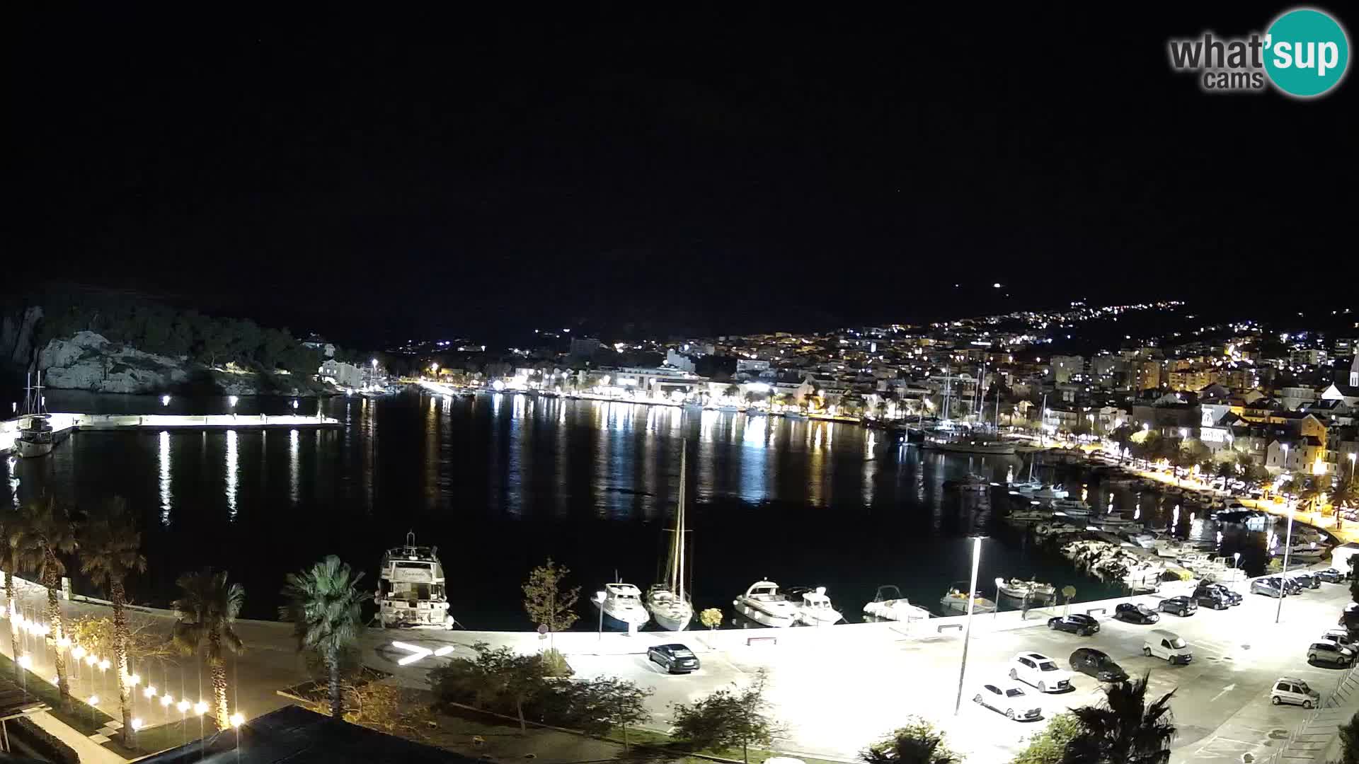 Webcam Makarska paseo junto al mar