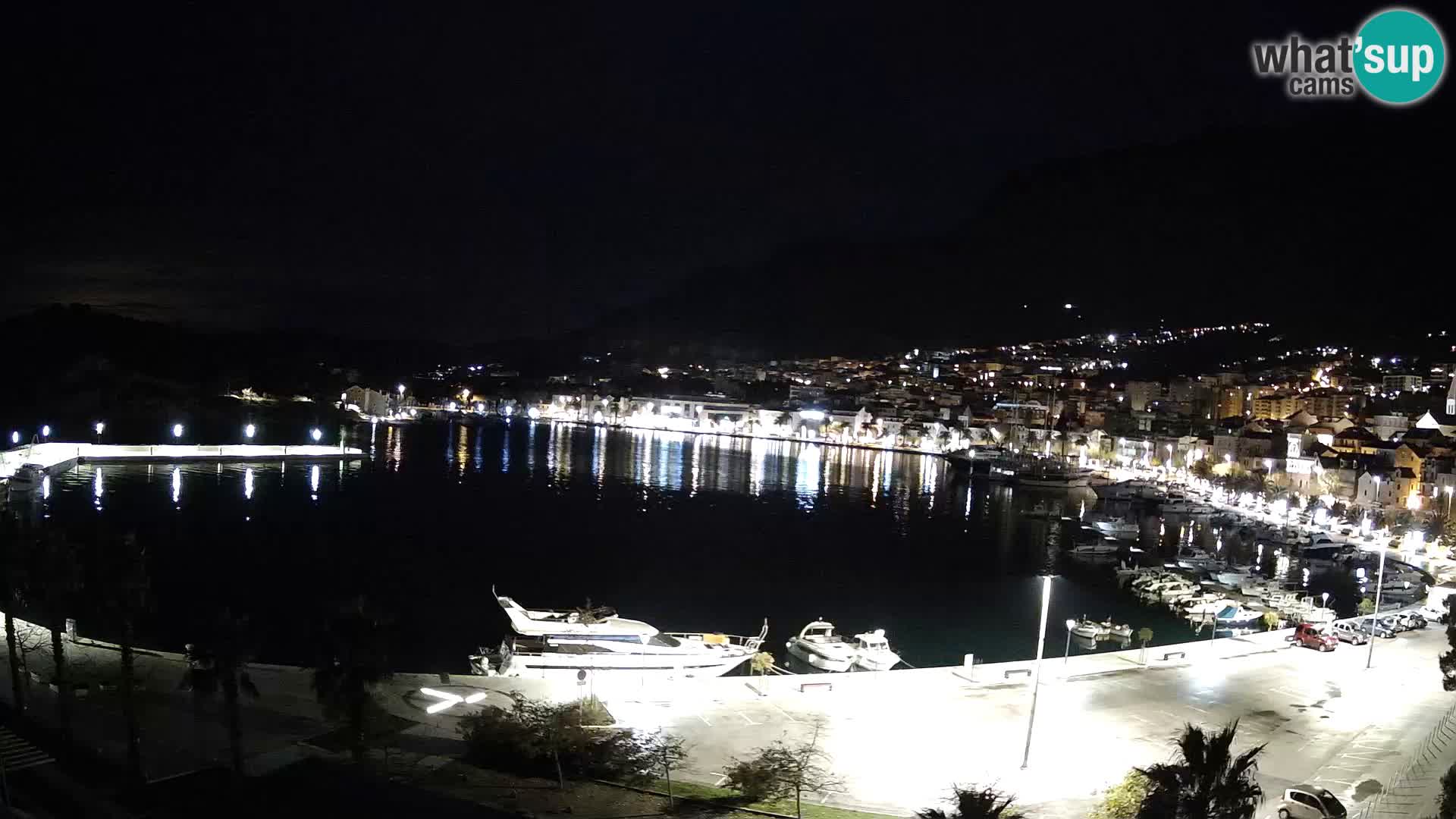 Webcam Makarska ‘s seaside promenade
