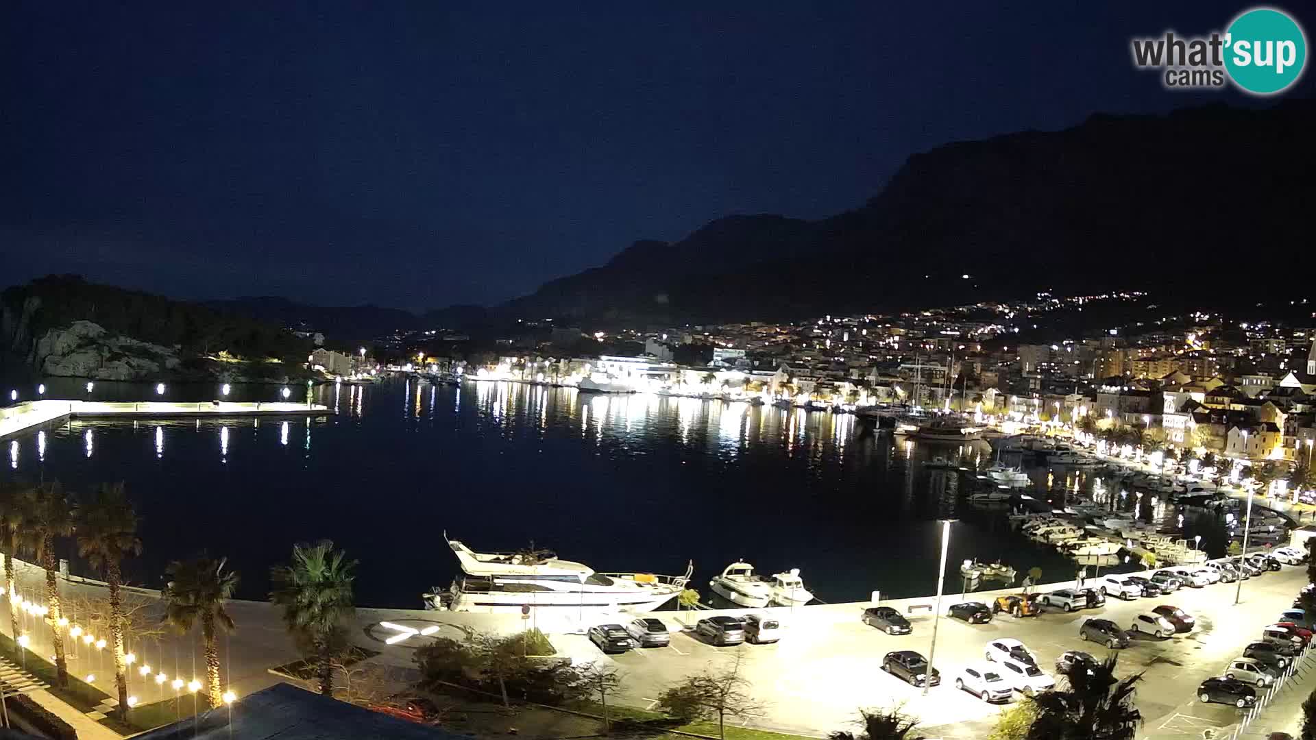 Webcam Makarska ‘s seaside promenade
