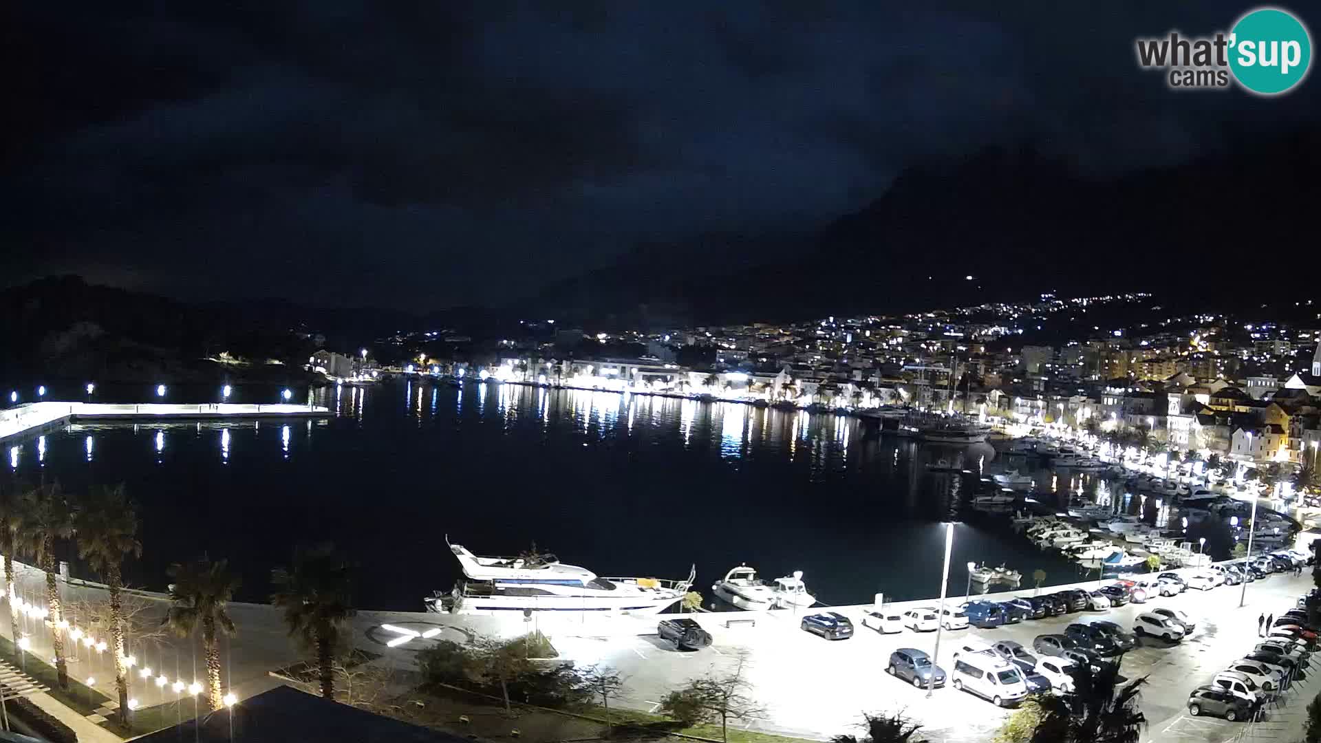 Webcam Makarska paseo junto al mar