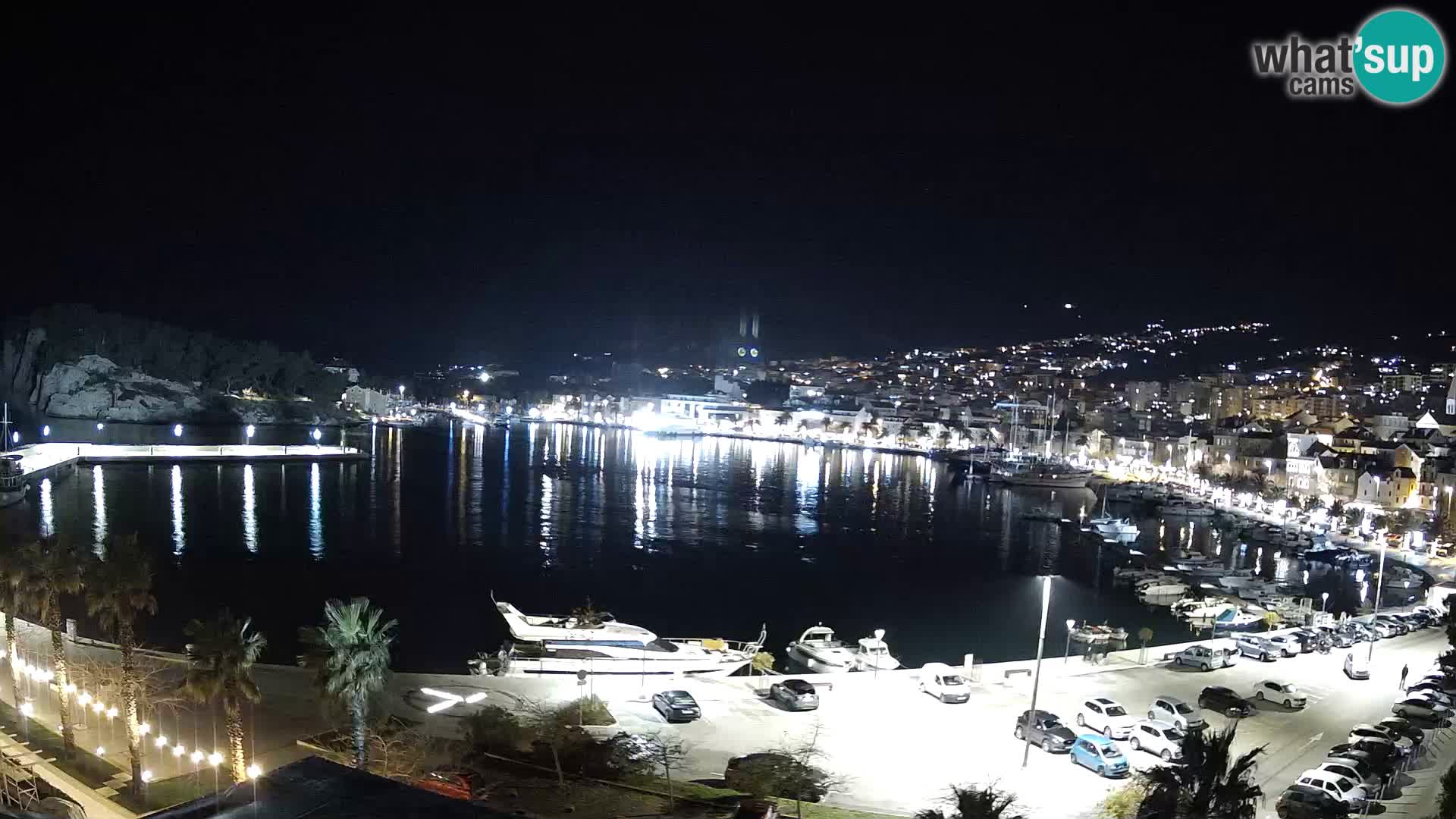 Webcam Makarska ‘s seaside promenade