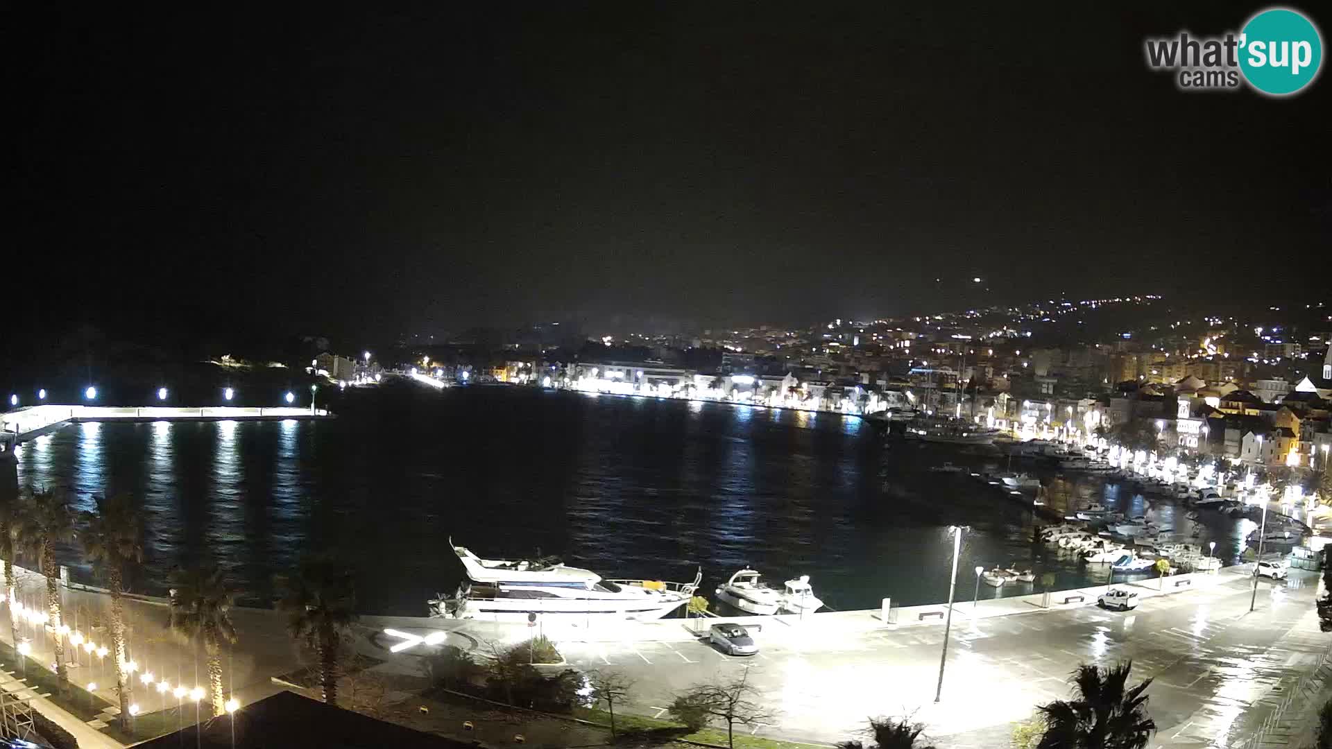 Webcam Makarska paseo junto al mar