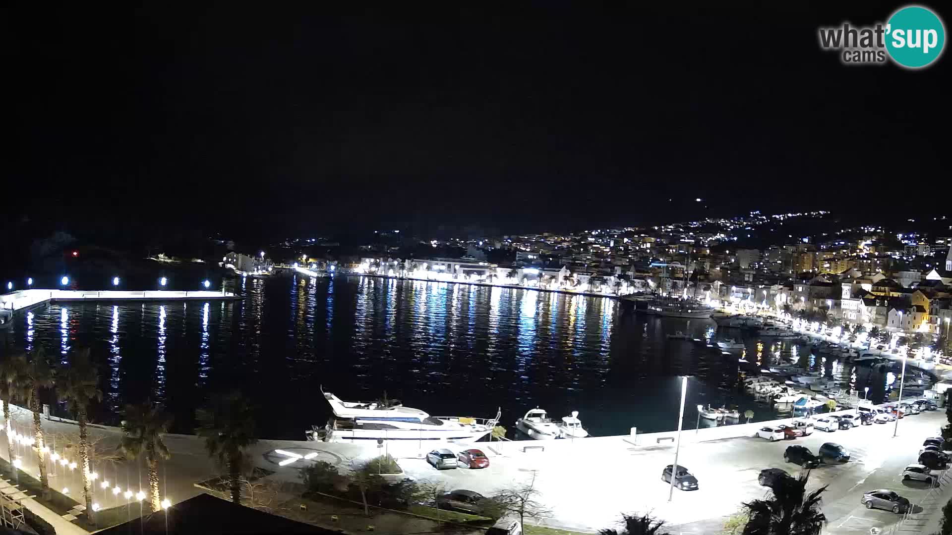 Webcam Makarska ‘s seaside promenade