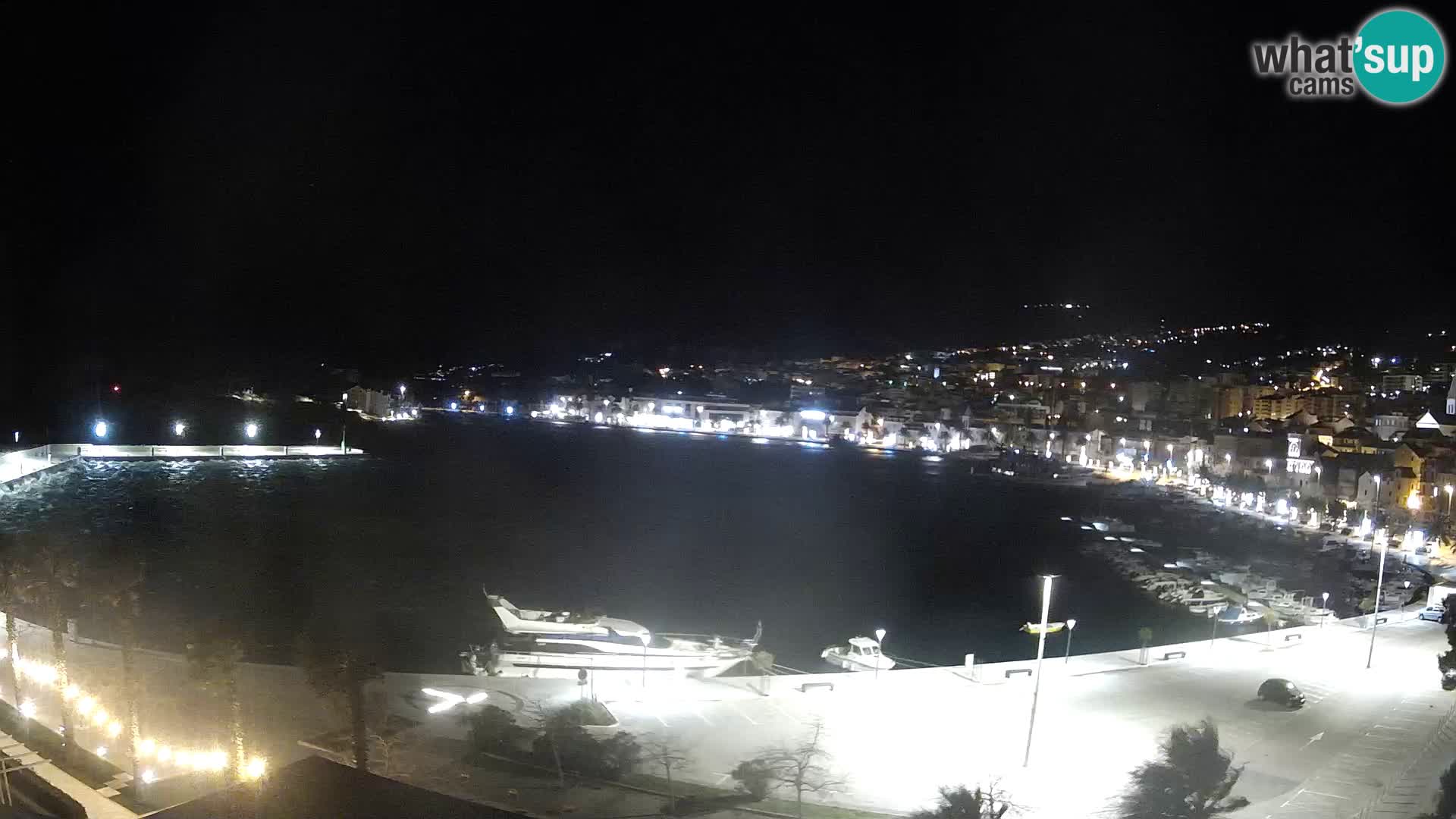Webcam Makarska paseo junto al mar